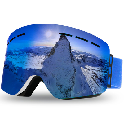 UV 400 Protection Snow Ski Goggles With Interchangeable Lens
