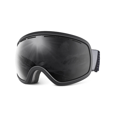 Lightweight Spherical Ski Snowboard Goggles With Elastic Headband