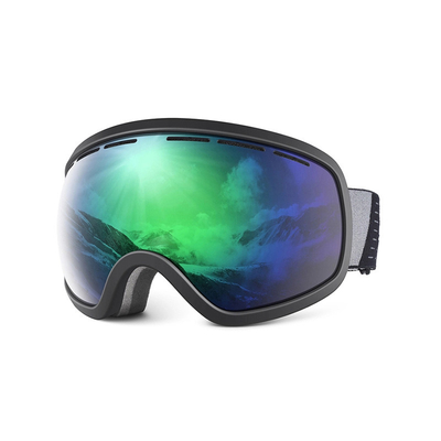 Lightweight Spherical Ski Snowboard Goggles With Elastic Headband