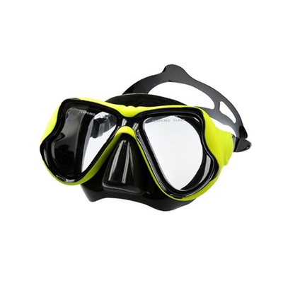Comfortable Fit 180° Panoramic Viewsilicone PC Diving Masks Adult Diving Glasses Waterproof Lenses Diving Goggles