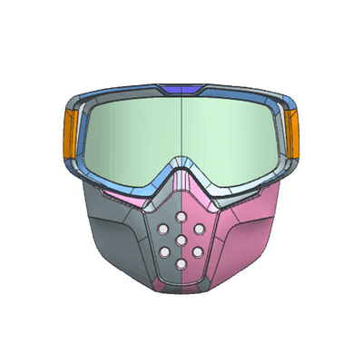 Fashionable Motocross Racing Goggles High Impact Resistance For Adults