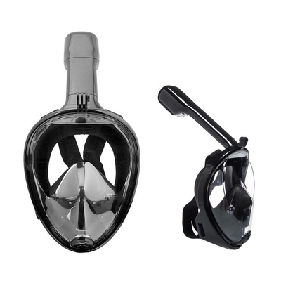 Anti Fog Full Face Snorkeling And Diving Mask Watertight With 180° View