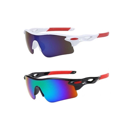 Custom Logo UV400 Outdoor Sports Sunglasses Shatter Proof
