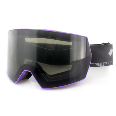 TPU frame Ski Snowboard Goggles Anti - Fog Double Layer Spherical Lenses