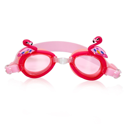 Cartoon Wide View Cute Animal Anti Fog Swimming Goggles UV400 For Kids