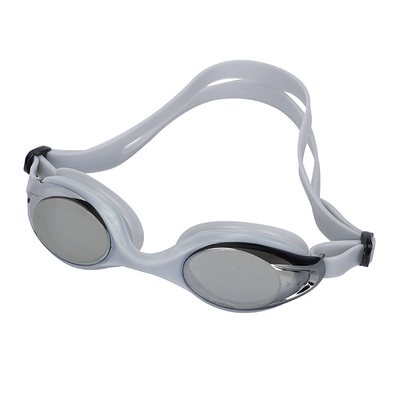 Leakproof Polarized Adult Clear Swim Team Goggles Logo Printing