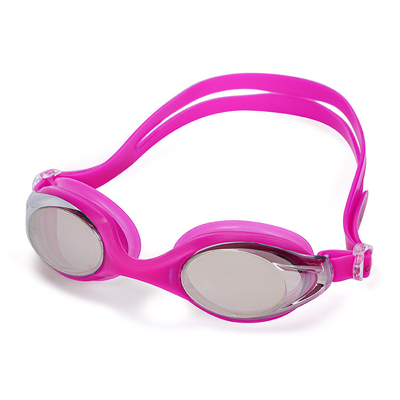 Leakproof Polarized Adult Clear Swim Team Goggles Logo Printing