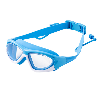 Children Anti Fog Swimming Goggles With Ear Plugs Lens Oversized Sports Eyewear
